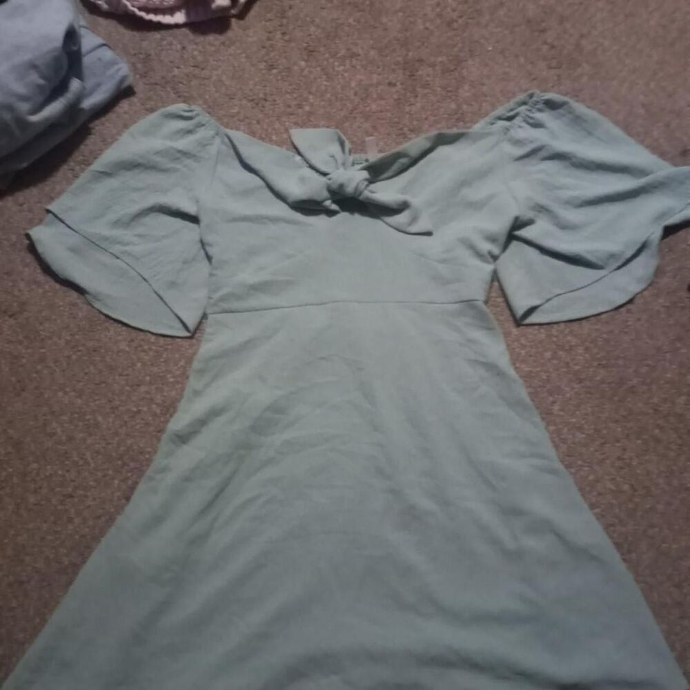 Unbranded Women's Blue and Green Dress